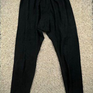 Patagonia Capilene Pants Base Layer Warm Outdoors Hiking Large Black Fleece